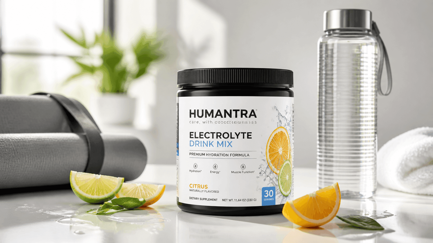 How Humantra Electrolyte Drink Mix Supports Hydration During Workouts and Busy Days