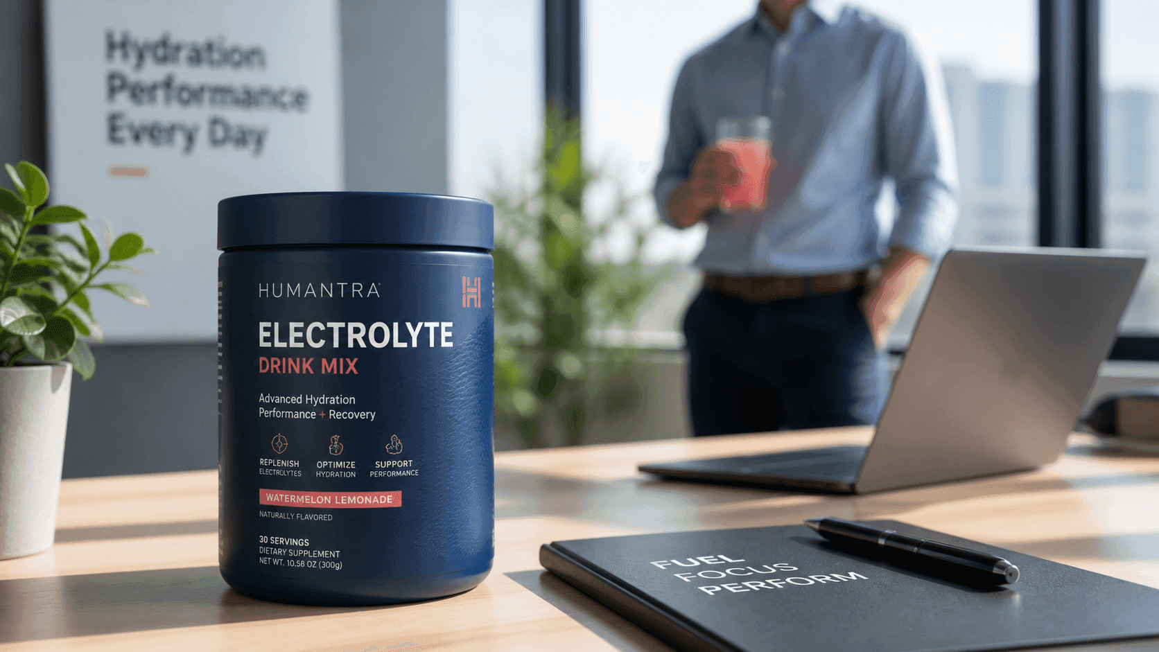 How Humantra Electrolyte Drink Mix Supports Hydration During Busy Daily Routines