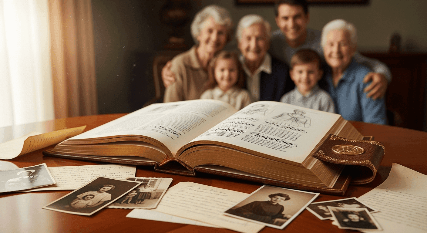 Memorygram Legacy Book: Preserve Family Stories
