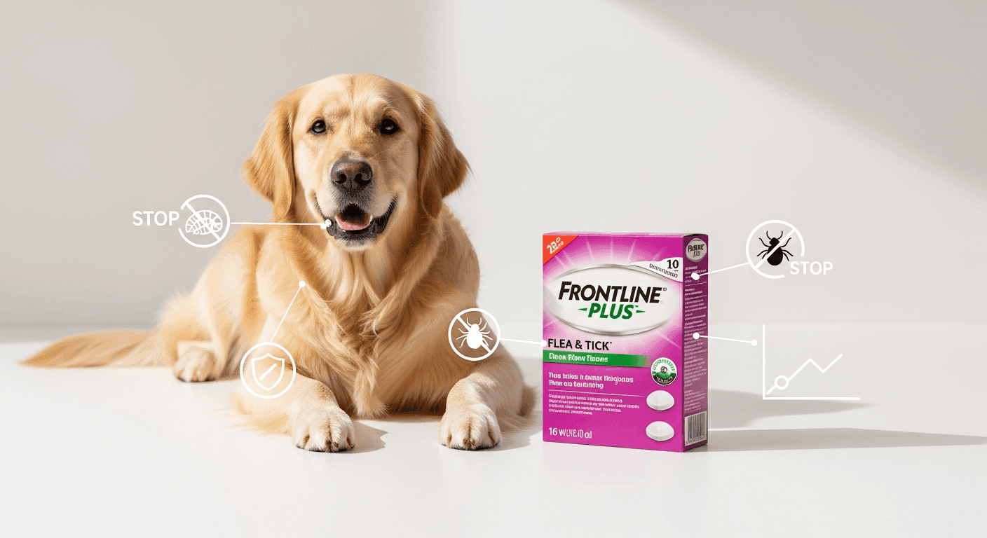 How Frontline Plus Flea & Tick Treatment Works