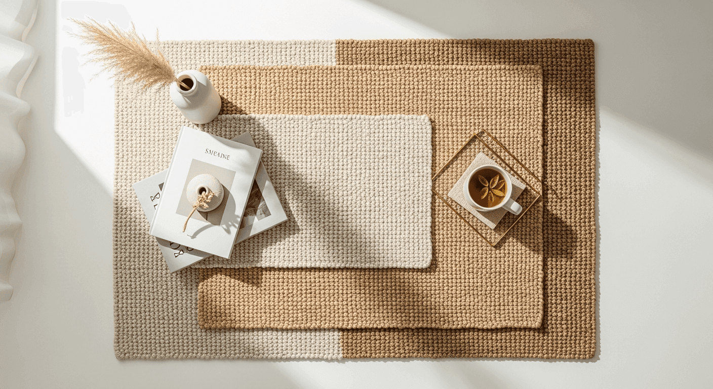 Layer Rugs Perfectly: Jute-Blend Rug Guide