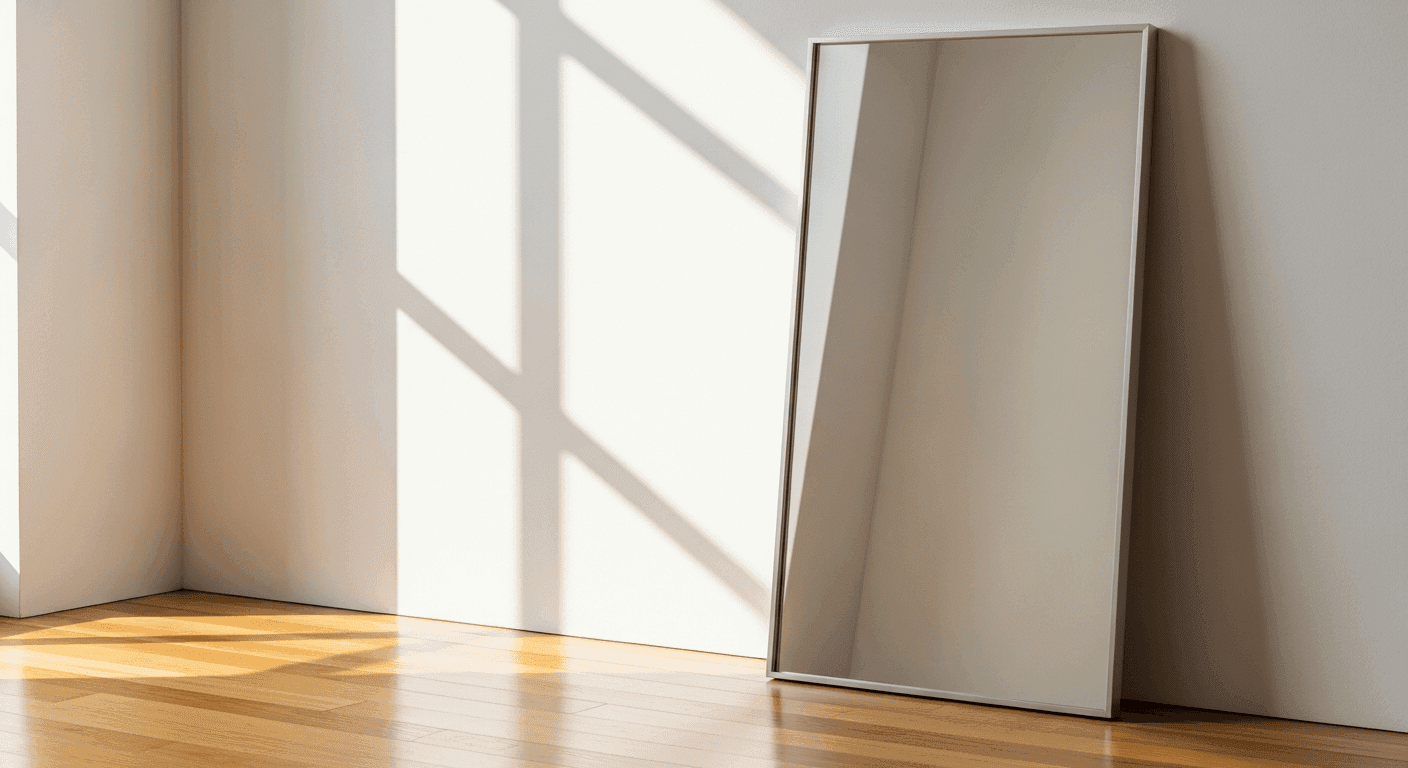 Aluminum Alloy Framed Full Length Mirror